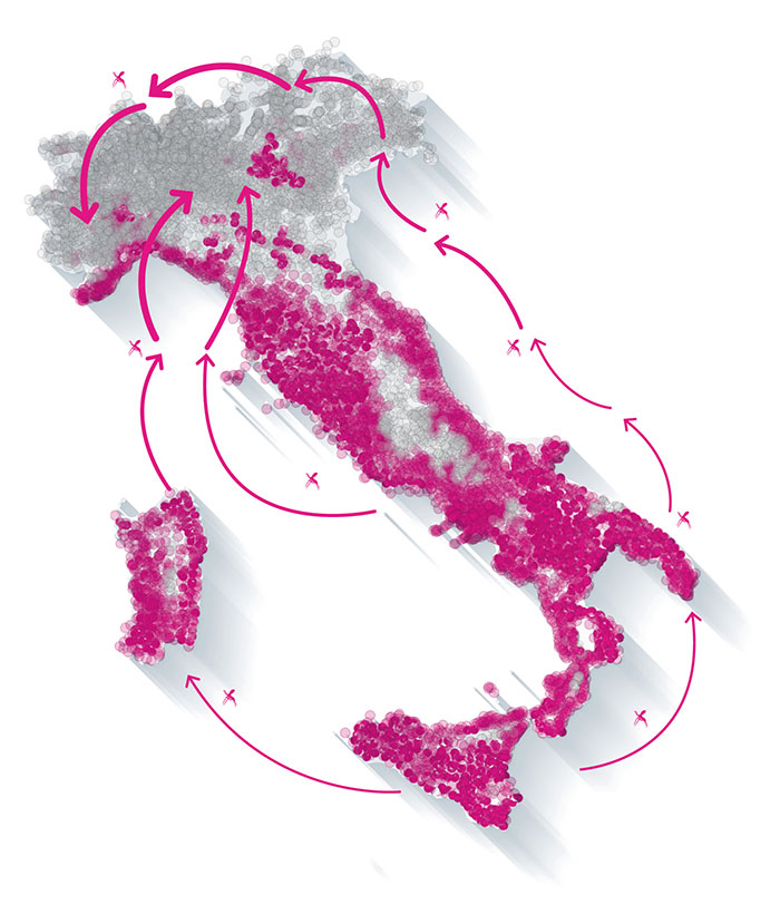 distribuzione leishmaniosi